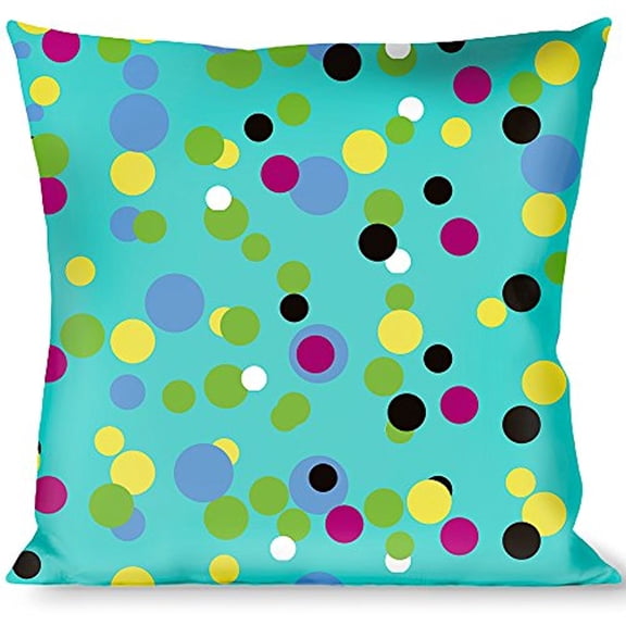 Buckle-Down Throw Pillow - Dots Seafoam Green Multi Pastel