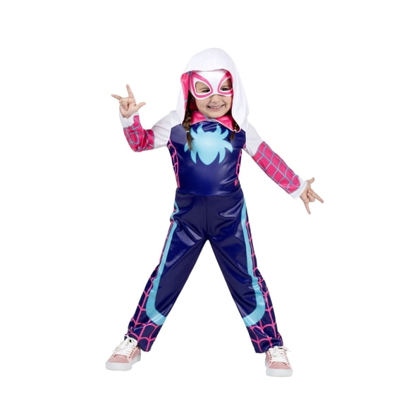 Marvel's Ghost Spider Halloween Costume for Toddler, Size 2T, by Jazwares