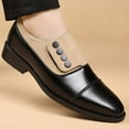 thumbnail image 5 of Yellow Comfortable Business Leather Shoes For Men With Soft Sole Design Formal Dress Shoes For Professional Wear Lightweight And Durable Perfect For Daily Use, 5 of 9