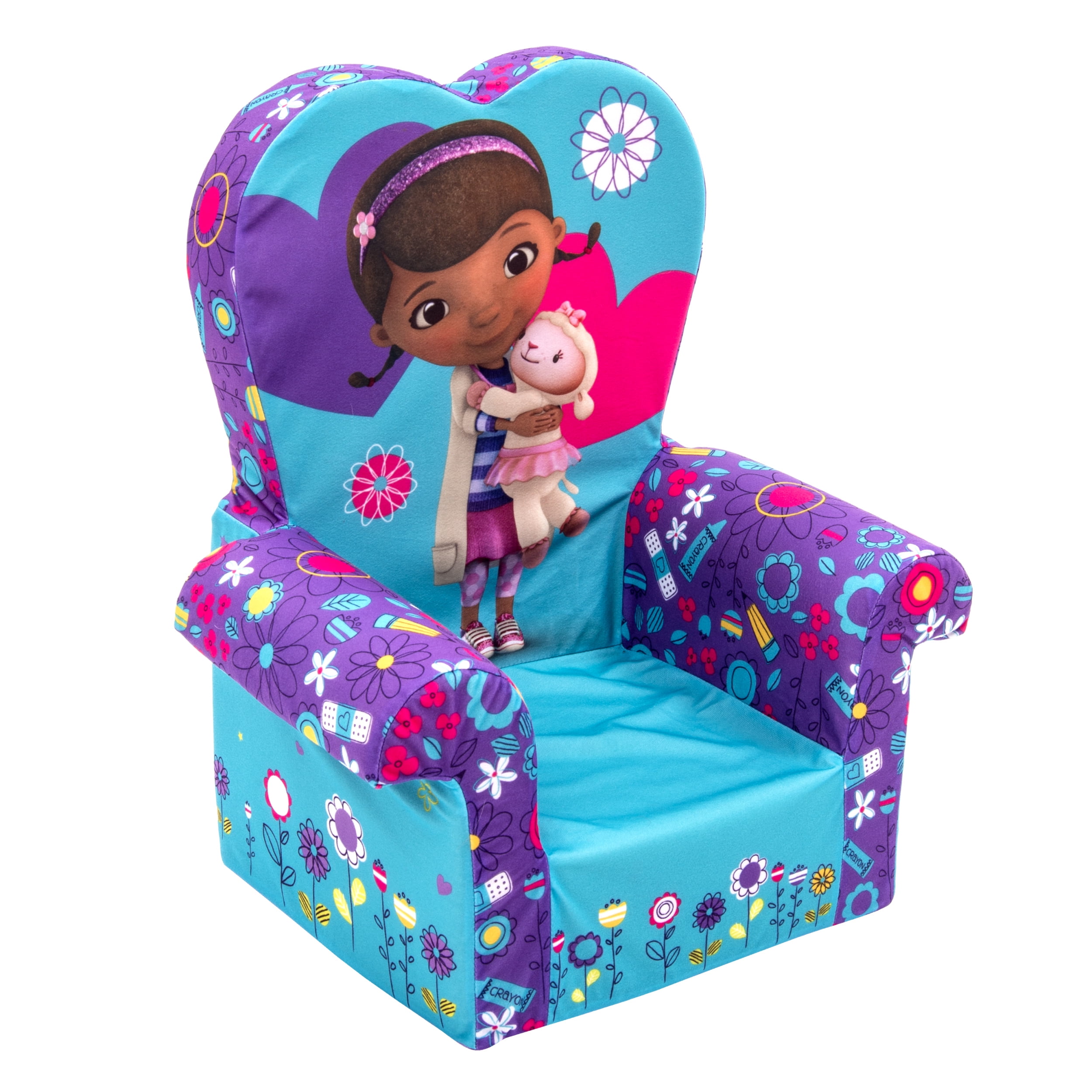 Disney Doc McStuffins Kids and Toddlers Sofa Bean Bag Chair Made In USA 