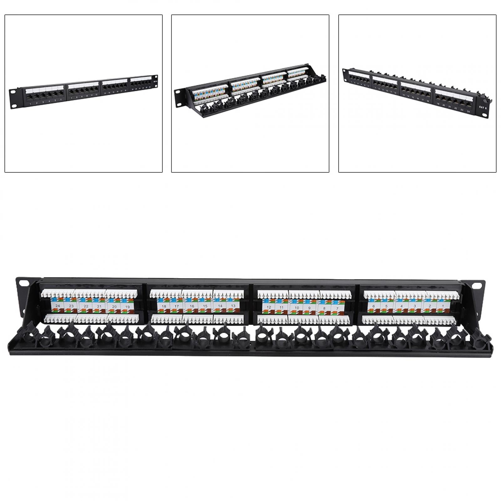 Network Tool Data Patch Panel Cold Rolled Iron for Weak Current Wiring Gigabit Network Connections 