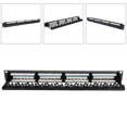 thumbnail image 1 of Rack De Cables CAT6, Panel De Conexión De Datos De Hierro Laminado En Frío, Construcción De Sala De Máquinas Montable Para Cableado De Corriente Débil, 1 of 8