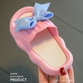 thumbnail image 5 of PINQI Girls Bowknot Slippers Cute Cushion Thick Flip Flops Summer Sole Sole Large Bow Kawaii Platform Cloud Slides Slipper, 5 of 8