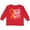 Red, variant on Never Stop Fighting Leukemia Awareness Orange Ribbon Boys or Girls Long Sleeve Toddler T-Shirt