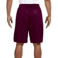 thumbnail image 3 of A4 Men's 9" Lined Tricot Mesh Solid Shorts N5296, 3 of 4
