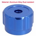 thumbnail image 1 of Poignée de Roue Ronde, Robinet Poignées Collecteur Jauges Bouton Alliage d'Aluminium Bleu, 1 of 10