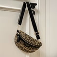 thumbnail image 3 of HUISZJ Leopard Printed Shoulder Bag, Trendy Fanny Crossbody Bag with Adjustable Strap, Fashion Sling Bag for Women Work Travel Outdoor (Black), 3 of 10