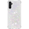 thumbnail image 3 of Slim Fit Phone Case for Samsung Galaxy A14, Glitter Liquid Quicksand Effect Silicone Soft TPU Case with Camera Lens and Screen Protection for Galaxy A14 5G/4G,LSWT Colorful, 3 of 14