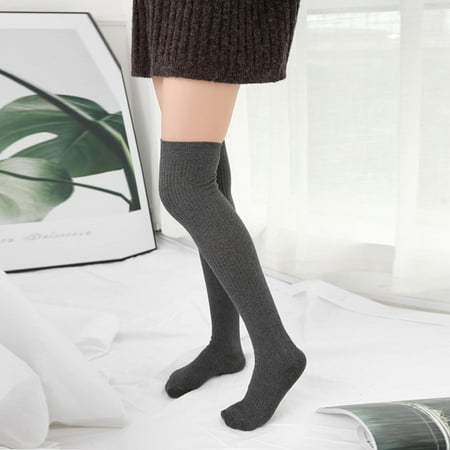 

Women Cotton Socks Print Thicker Floor Socks Carpet Socks Dark Gray