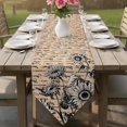 thumbnail image 6 of Vintage Sunflower Table Runner Linen Burlap Table Runner 70 Inches Long Farmhouse Country Floral Plant Dresser Scarves for Kitchen Island Coffee Dining Party Wedding Banquet Holiday Decor 13"x70", 6 of 8