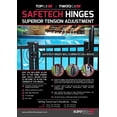 thumbnail image 6 of Safetech SHG-90L TopKlik Self Closing Gate Hinge (Black), 6 of 9