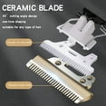 thumbnail image 4 of Tondeuse à Cheveux Électrique 0.8-2.0mm Rechargeable Sans Fil pour Homme LED Environ 3 Tondeuses en Céramique Rasoir Machine avec Brosses de Limitation Or, 4 of 9