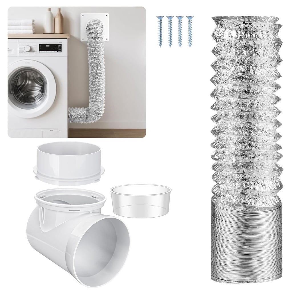Exhaust Hose Connector Dryer Hose Vent Kit with Connection and Disconnection
