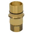 thumbnail image 1 of 3/4? NPT Wet-Line Wing Nut Hydraulic Quick Disconnect Male Coupler, 1 of 4