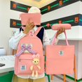 thumbnail image 4 of 4 In 1 Nylon Women Backpack Large Capacity School Bag For Girls Kawaii Modeling Travel Bags Multifunctional Storage Backpacks Sac à dos scolaire, 4 of 6