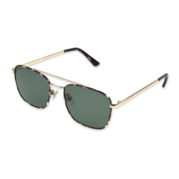 Panama Jack Premium Polarized Metal Square Sunglasses