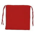 thumbnail image 3 of Blazing Needles Indoor 16" x 16" Twill Chair Cushion, Ruby Red, 3 of 3