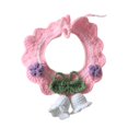 thumbnail image 2 of sunsanly Pet Collar Soft Comfortable Exquisite Bluebell Flower Decorative Pet Dog Cat Knitted Neck Scarf Pet Supplies, 2 of 8