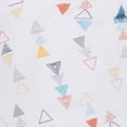 thumbnail image 3 of Halo® Sleepsack® Swaddle, 100% Cotton, Multi Triangle, Newborn, Unisex, 0-3 Months, 3 of 7