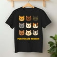 thumbnail image 2 of Fur-Tunate Person Cat Lover Cartoon Kitty Faces – T-Shirt / Hoodie / Sweatshirt – Pet Enthusiasts – Everyday Wear, 2 of 6