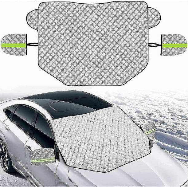 Car Windshield Cover, Front Windshield Sun Shade With Magnetic Windshield Mount, Protects From Snow