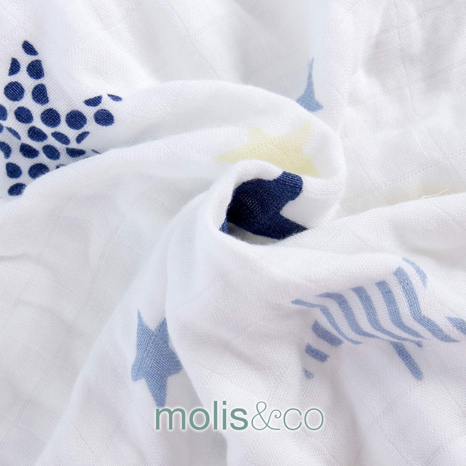 Molis & Co. Baby Sleeping Bag and Sack, Cloud - Blue