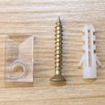 thumbnail image 3 of CHUANK 20 Pcs Mirror Holder Clips Glass Retainer Clips Kit Mirror Hanging Kit(Building & Hardware), 3 of 7