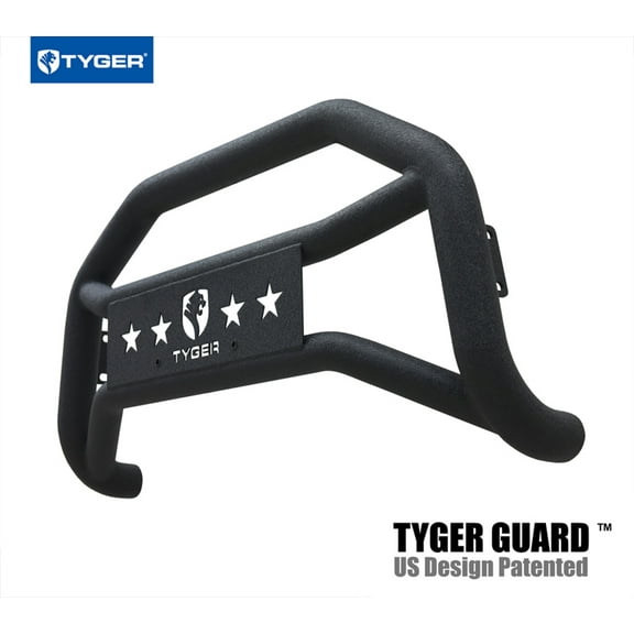 Tyger Auto TG-GD6C60048 Front Bumper Guard Compatible with 2007-2018 Chevy Silverado / GMC Sierra 1500 (Exclude 2007 Classic Models) | Textured Black | Light Mount | Bull Bar