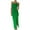 Green, variant on IROINNID Sleeveless Square Neck Dress For Women Fashion Summer Casual Backless Backless Dress Solid Color Full-Length Sheath Dress