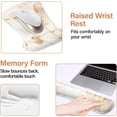 thumbnail image 4 of MOSISO Desk Mat Keyboard Mouse Pad Set, Large Gaming Mouse Pad&Keyboard Wrist Rest&Mousepad with Wrist Rest&Coaster, Ergonomic Non-Slip Home Office Mousepad with Memory Foam, 4 of 7