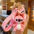 thumbnail image 1 of New Anime Cartoon Disney Keychain Mickey Mouse Minnie Figure Donald Duck Piglet PVC Key Chain Model Kids Toys Children GiftChina Gong Bohan LED, 1 of 2