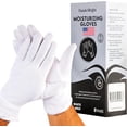 thumbnail image 1 of Guantes hidratantes de algodón blanco HandsAllright, 16 pares, 1 of 1