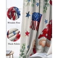thumbnail image 3 of Independence Day Blackout Curtains for Bedroom Living Room Darkening Curtains 63 Inches Long Cute Gnomes Eucalyptus Retro Beige Window Curtain 2 Panels Set Window Treatment Grommet Drapes 52"x63", 3 of 9