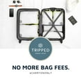 thumbnail image 2 of Compression Packing Cubes for Travel - Luggage and Backpack Organizer Packaging Cubes for Clothes (White and Green, 6 Piece Set), 2 of 6