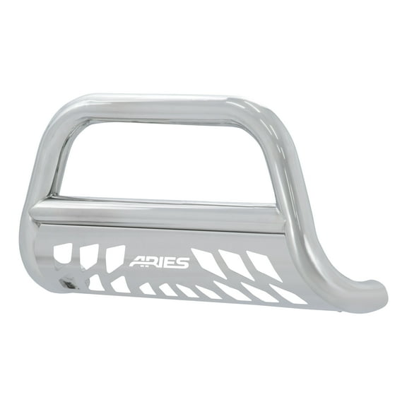 ARIES 35-5008 3-Inch Polished Stainless Steel Bull Bar, No-Drill, Select Ram 1500 Fits select: 2019-2023 RAM 1500 BIG HORN/LONE STAR