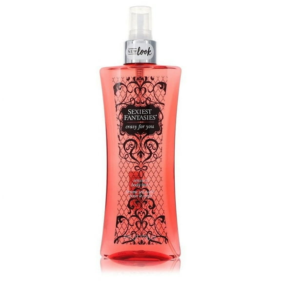 Sexiest Fantasies Crazy For You by Parfums De Coeur Body Mist 8 oz for Women Pack of 3