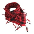 thumbnail image 2 of Walbest Arab Plaid Fringe Lightweight Scarf Cotton Shemagh Keffiyeh Head Neck Scarf with Tassel for Outdoor Camping Accessory Unisex, 2 of 7