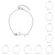 thumbnail image 2 of Tobilleras de cadena Sonducket Joyas estéticas Plata Type1 NO1, 2 of 6