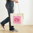 thumbnail image 4 of CafePress - Valentine Barf_B Tote Bag - Unisex Canvas Tote Bag, Beige, 1-Piece, 4 of 7