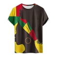 thumbnail image 4 of Tops para hombre, blusas y camisas de manga corta con cuello redondo para hombre Camisa de manga corta estampada para hombre Top/camisa de manga corta con cuello redondo Tops para hombre, 4 of 4