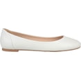 thumbnail image 3 of Women's Journee Collection Kavn Ballet Flat White Faux Leather 8.5 M, 3 of 7