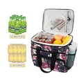 thumbnail image 4 of Cooler bag Vintage Pink and White Flowers 15L Insulated Lunch Bag Large Cooler Suitable for camping and picnics, 4 of 7