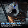 thumbnail image 3 of Esmeriladora Angular Inalámbrica Sin Escobillas 125mm, 3 of 5