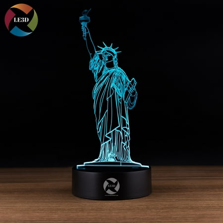 

3D Optical Illusion Night Light - New York Statue of Liberty