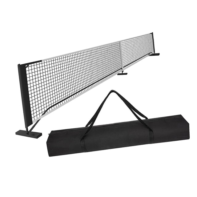 Almencla Filet de Pickleball Portable Filet de Sport pour Jeu Intérieur Extérieur Pratique dans le Jardin