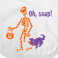 thumbnail image 4 of Inktastic Oh, Snap Skeleton Boys or Girls Baby Bib, 4 of 4