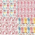 thumbnail image 3 of ZOUSSIQI 24 Sheets 6'' x 6'' Snack Scrapbook Paper Burger Fries One Sided Pattern Cardstock for Card Making Decorative Paper (Milkshake) CA919-15096, 3 of 6
