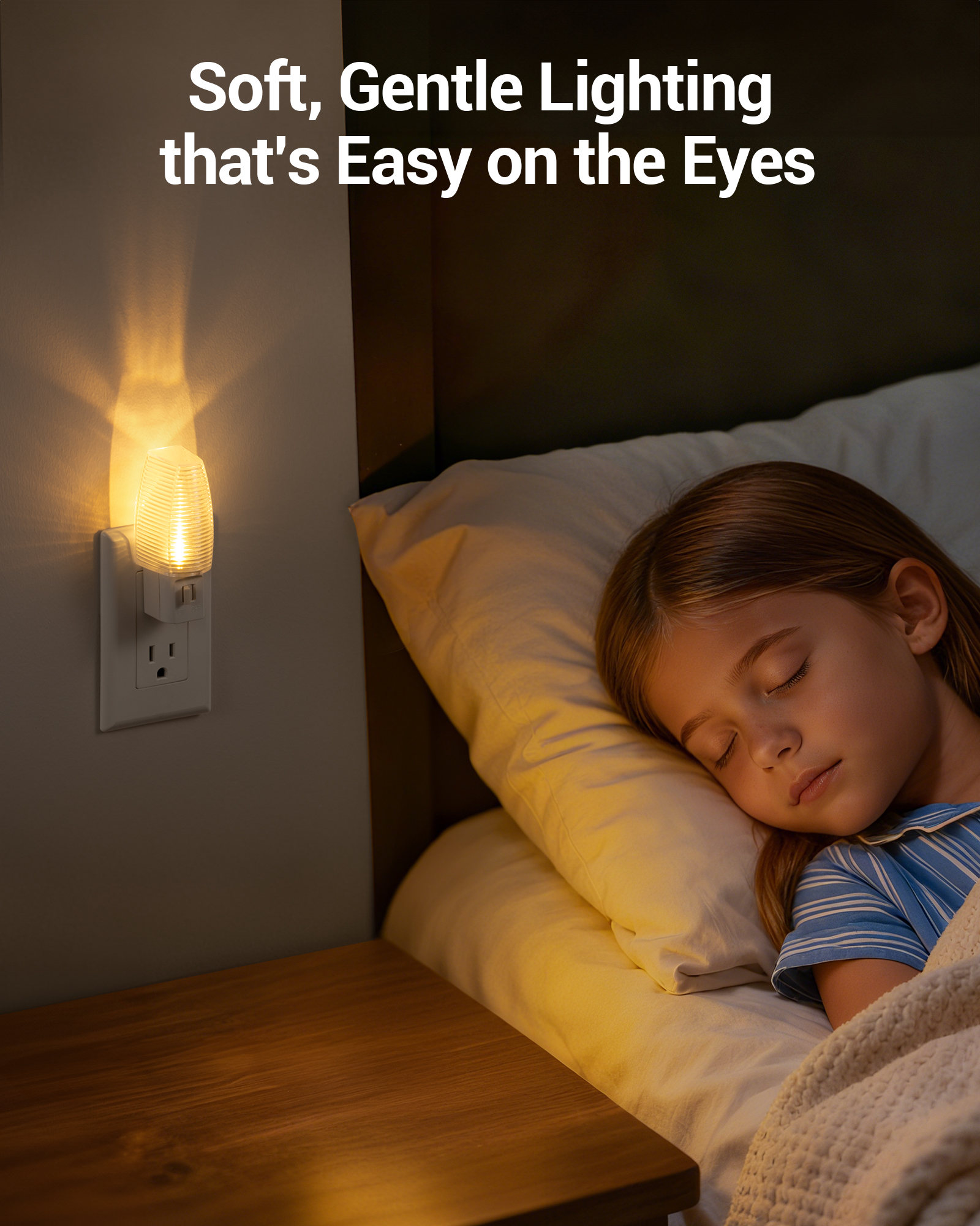 DEWENWILS LED Night Light Plug-In with Switch, Warm White 6-Pack photo 6