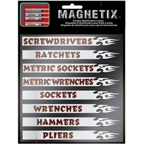 Chroma 9025 Magnetix Toolbox Identification Label Kit