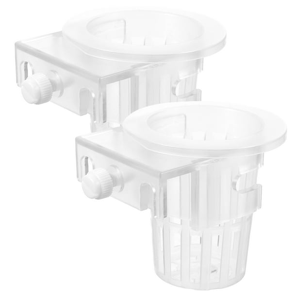 KAKOWELY 2 cestas para plantas acuáticas, soporte para plantas hidropónicas, cesta de malla para plantas.